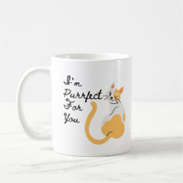 I'm Purr-fect (Perfect) For You, Perfect Cat Kaffemugg