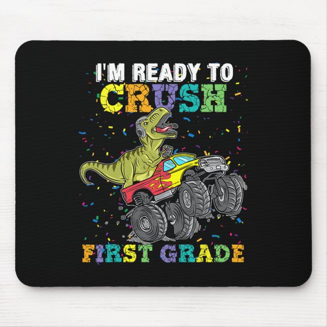 I'm Ready To Crush First Grade Monster Truck Dinos Musmatta (Framsidan)