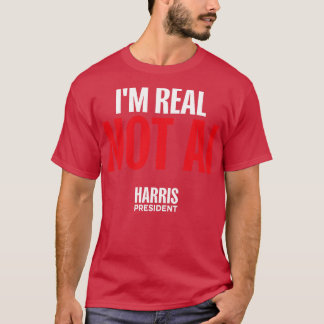 IM REAL NOT AI HARRISWALZ TShirt T Shirt