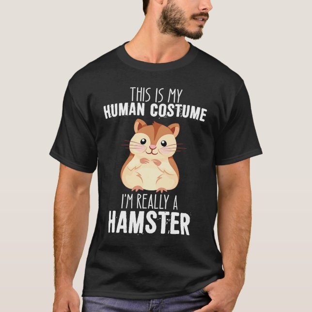 I'm really a hamster  2 t shirt (Framsida)