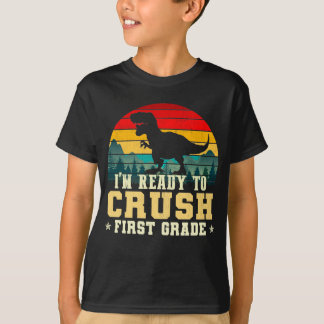 im redo att krossa 1:a klass dinosaur t shirt
