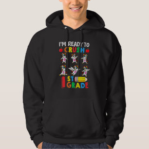 Im Redo att krossa första Klass-dabbing Unicorn Te Hoodie