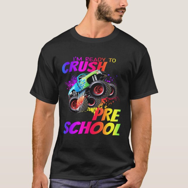 Im Redo att krossa Lastbil-barn i förskolan T Shirt (Framsida)