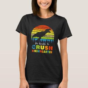 Im Redo Crush Kindergarten Dinosaur tillbaka till T Shirt