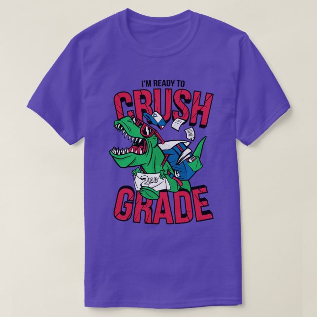 Im Redo till Crush 2nd Klass Funny Back to school  T Shirt (Design framsida)