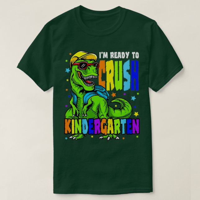 Im Redo till Crush Kindergarten Back to school Din T Shirt (Design framsida)