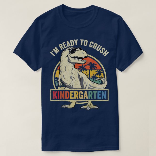 Im Redo till Crush Kindergarten Back to school Din T Shirt (Design framsida)