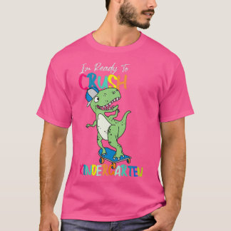 Im-Redo till Crush Kindergarten Dinosaur 2 T Shirt