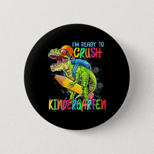 IM-Redo till Crush Kindergarten T Rex Dino Holding Knapp