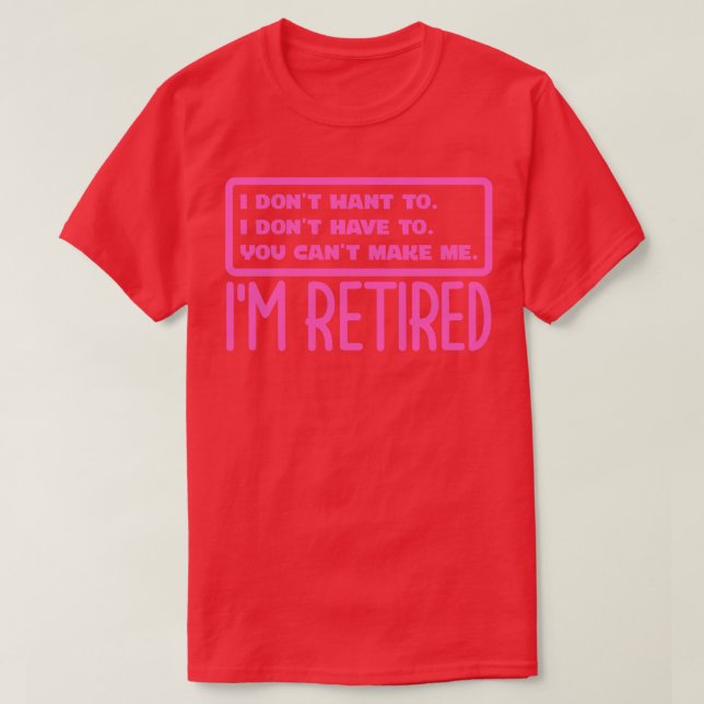 Im Retrött 2 T Shirt (Design framsida)