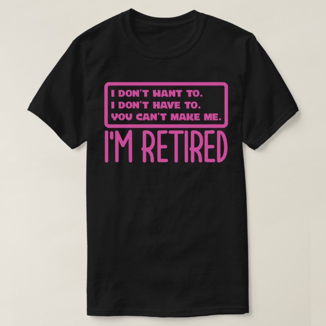 Im Retrött 2 T Shirt (Design framsida)