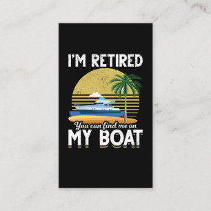 Im Retrött Funny Boat Pension Visitkort