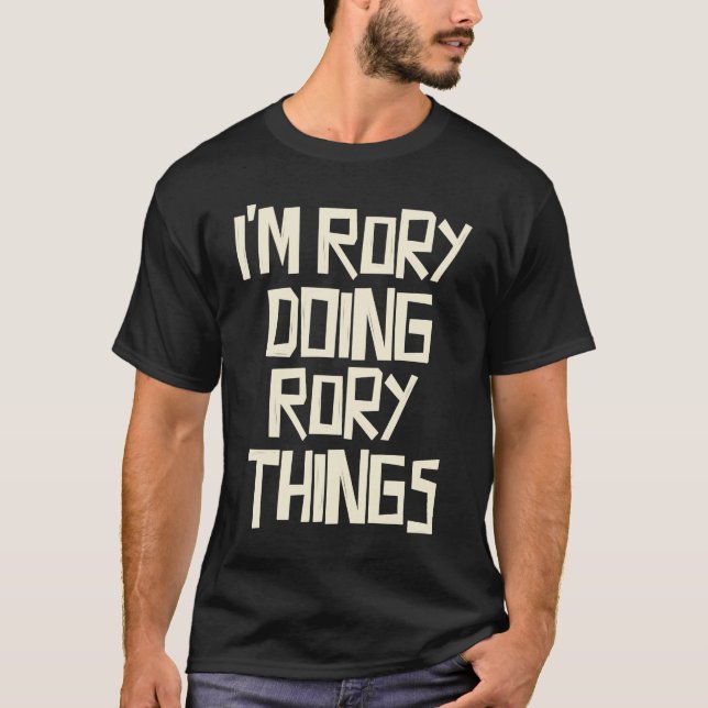 I'm Rory doing Rory things T Shirt (Framsida)