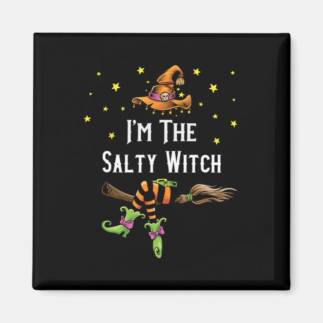 Im Salty Witch Halloween Matching Group Costum Magnet (Framsidan)