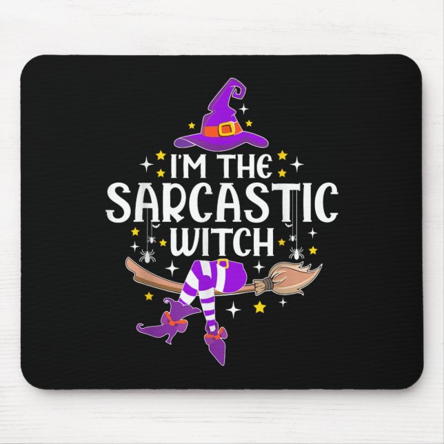 Im Sarkastic Witch Halloween Matching Group Co. Musmatta (Framsidan)