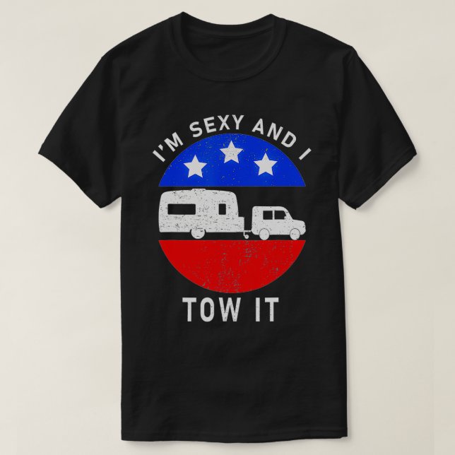 Im Sey och jag tog det sommarroligt, Rv Camping Ma T Shirt (Design framsida)