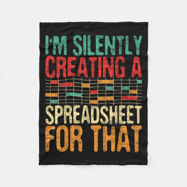 I'm Silently Creating A Spreadsheet - Actuary Stat Fleecefilt (Framsidan)