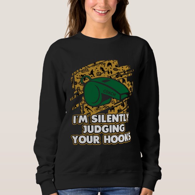 Im Silently Judging Your Hooks Boxing Coach  Boxer T Shirt (Framsida)