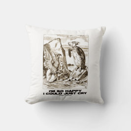 I'm So Happy I Could Just Cry Alice Mock Turtle Kudde