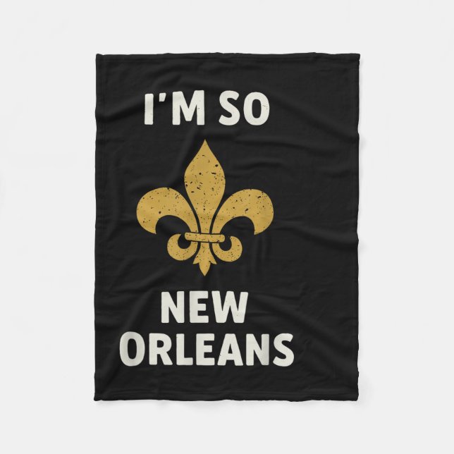 Im So New Orleans Fleecefilt (Framsidan)