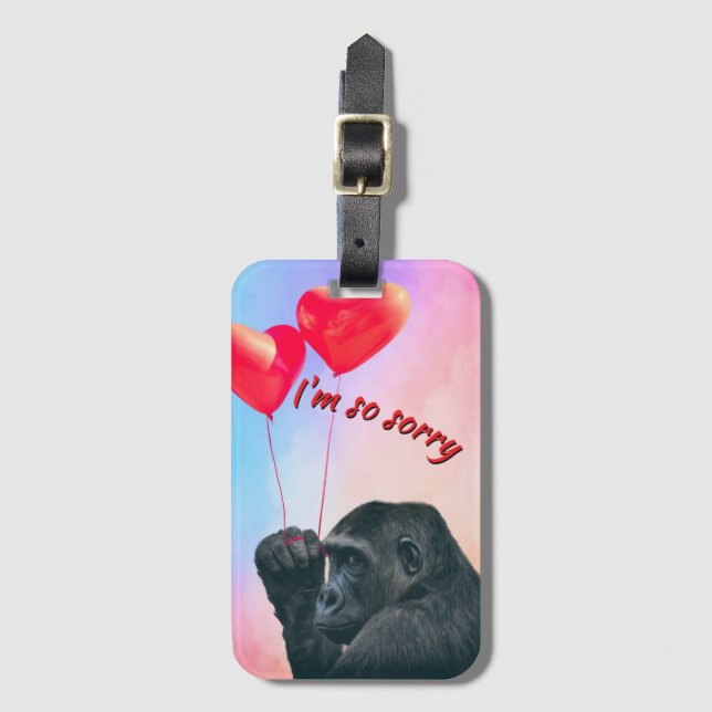 "I'm so sorry" Bagagebricka (Framsida vertikal)