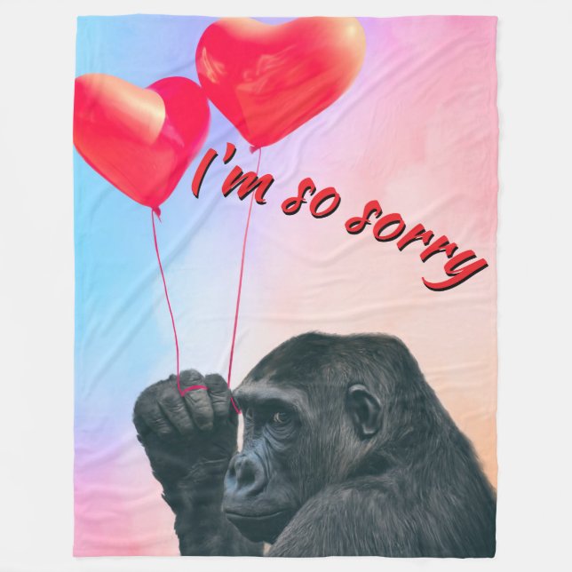 "I'm so sorry" Fleecefilt (Framsidan)