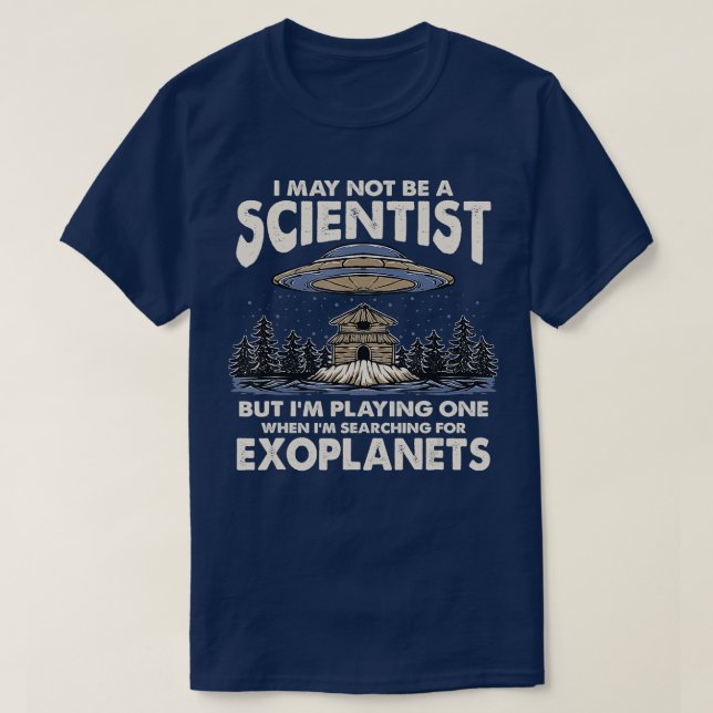 Im söker efter förklarande exoplanetens Astro T Shirt (Design framsida)