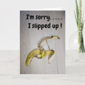 I'm sorry...banana skin kort