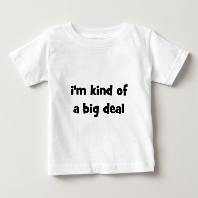 I'm sort av en stor överenskommelse t-shirt (Framsida)