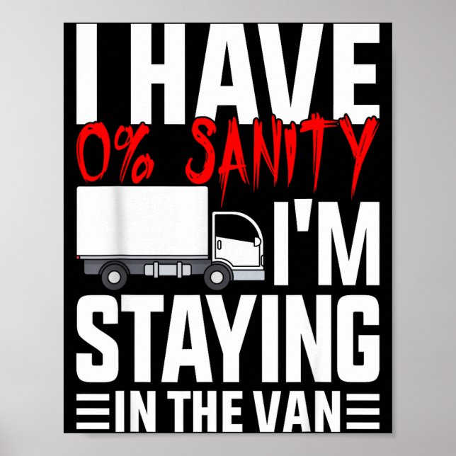 I'm Staying In Tha Van Funny Phasmophobia Gamer Wo Poster (Framsidan)