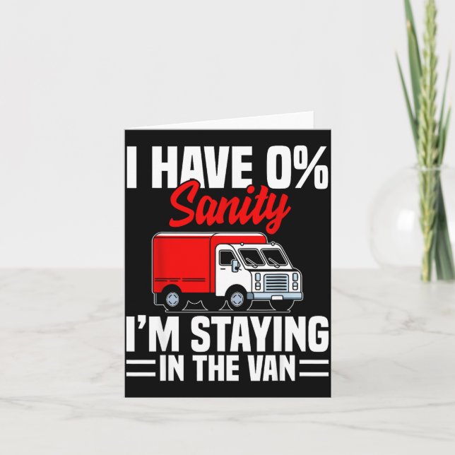 I'm Staying In Tha Van Phasmophobia Funny Gamer Me Kort (Framsida)