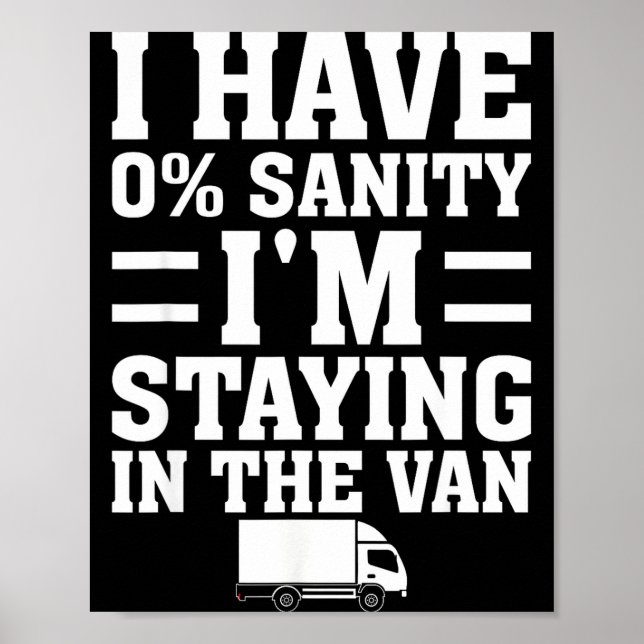 I'm Staying In Tha Van Phasmophobia Funny Gamer Me Poster (Framsidan)