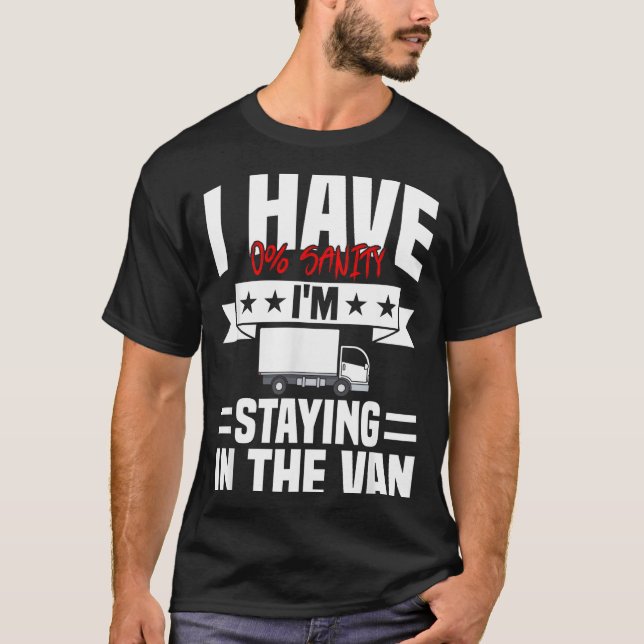 I'm Staying In Tha Van Phasmophobia Funny Gamer Me T Shirt (Framsida)