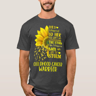 Im Storm Strong Childnature Cancer Warrior Sunfl T Shirt