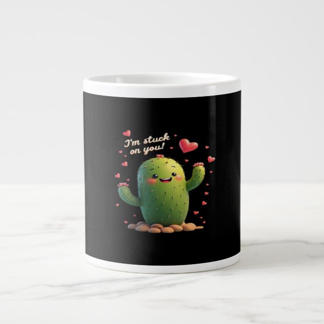 Im Stuck On You Classic Romantic Style  Jumbo Mugg (Framsidan)