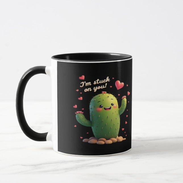 Im Stuck On You Classic Romantic Style  Mugg (Vänster)