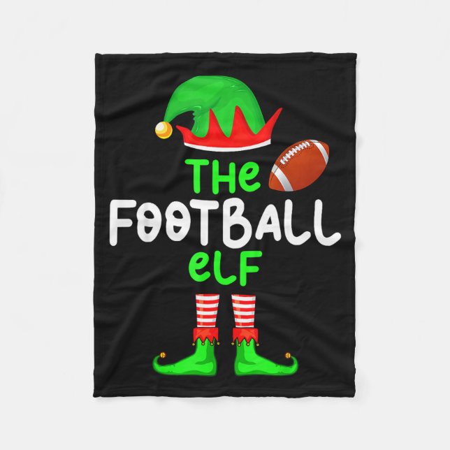 I'm The American Football Elf Christmas Matching P Fleecefilt (Framsidan)