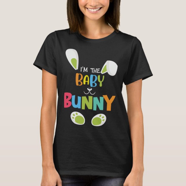 I'm the baby bunny funny Easter Bunny T Shirt (Framsida)