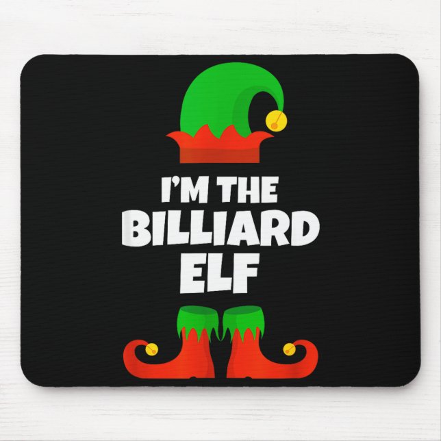 I'm The Billiard Elf Family Pajama Christmas Funny Musmatta (Framsidan)