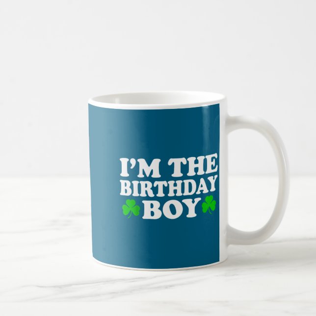 Im The Birthday Boy Irish St Patrick's Day Men Boy Kaffemugg (Höger)