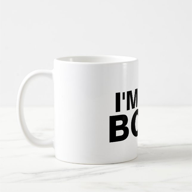 I'm the boss kaffemugg (Vänster)