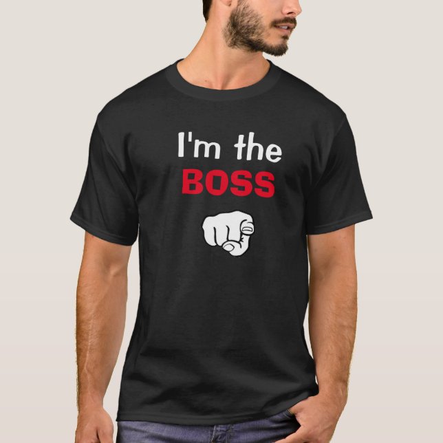 Im the boss tee (Framsida)