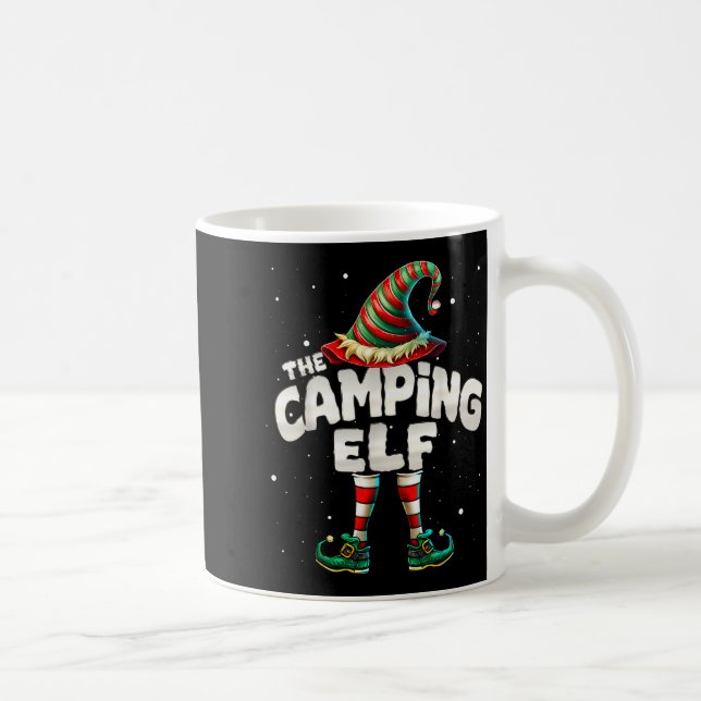 I'm The Camng Elf Family Matching Group Christmas  Kaffemugg (Höger)