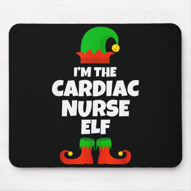 I'm The Cardiac Nurse Elf Family Pajama Christmas  Musmatta (Framsidan)