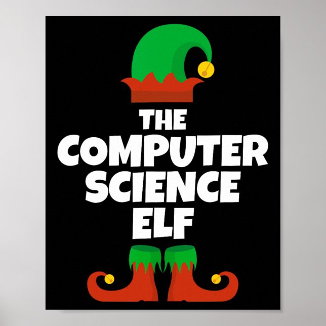 I'm The Computer Science Elf Family Pajama Christm Poster (Framsidan)