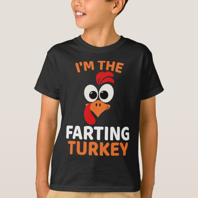 I'm The Farting Turkey  T Shirt (Framsida)