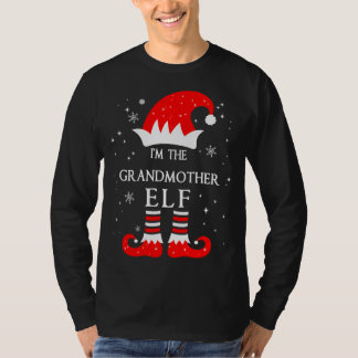 I'm The Granddaughter Elf Matching Funny Christmas T Shirt