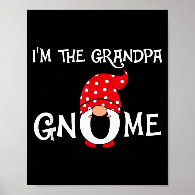 I'm The Grandpa Gnome Funny Christmas Gnome  Poster (Framsidan)