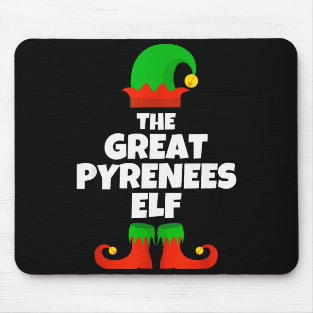 I'm The Great Pyrenees Elf Family Pajama Christmas Musmatta (Framsidan)