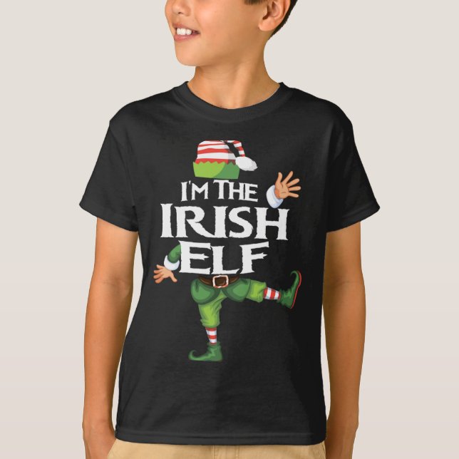 Im The Irish Elf Christmas Eve Xmas Elf Squad Cos  T Shirt (Framsida)